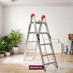 Escalera Aluminio Compacta Plega 5 Escalones BARCOL